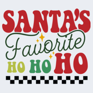 H000WhiteSantasFavoriteHo - Gildan Unisex Hammer Tee Design