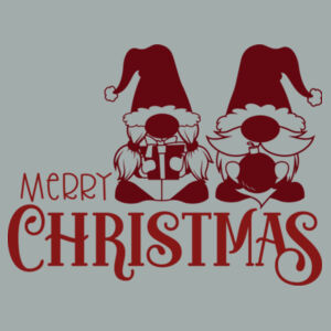 LPC450VLSAthleticHeatherMerryChristmas - Ladies Long Sleeve Fan Favorite V Neck Tee Design