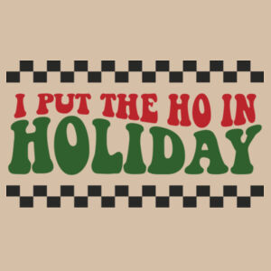 PC61SandIPutTheHo - P&C Unisex 6.1oz Cotton T-Shirt Design