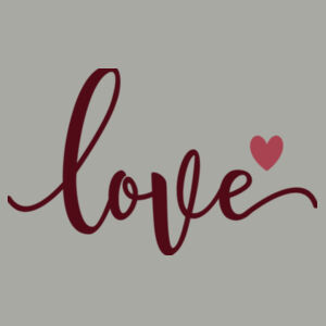 2000L, Ladies, Ultra Cotton, 100% Cotton, Short Sleeve, Love Design