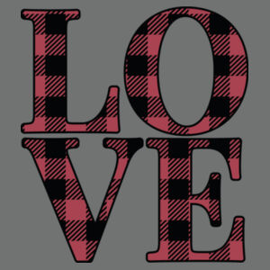 District Ladies, Perfect Tri, Long Sleeve Hoodie, Love Buffalo2 Design