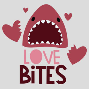 5400 Unisex, Heavy Cotton, 100% Cotton, Long Sleeve, Love Bites Design