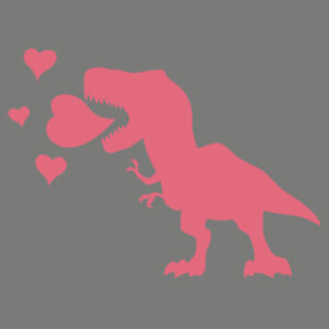 Bella Canvas Unisex, Jersey, Long Sleeve, Loveasaurus Design