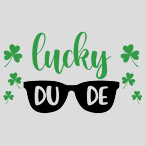 5400 Gildan-Heavy Cotton, 100% Cotton Long Sleeve, Lucky Dude Design