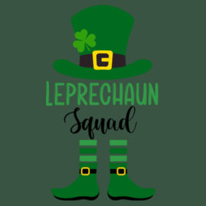DT5001 District, Women’s Fitted The Concert Tee, LeprechaunSquad Design