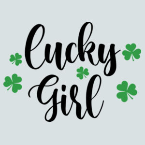 DT5002, District, Women’s The Concert Tee V-Neck, Lucky Girl Design