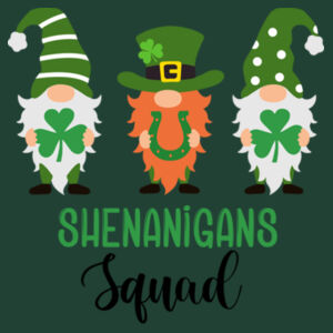 PC450LS, Port & Company, Long Sleeve Fan Favorite Tee, Leprechaun Squad Design