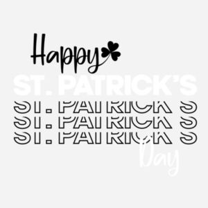 PC90HT, Port & Company, Tall Essential Fleece Pullover Hooded Sweatshirt, Happy St Patricks Day Design