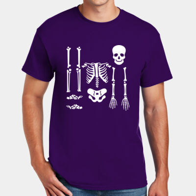 G8000,DryBlend, Unisex, 50 Cotton/50 Poly	, Short-Sleeve, Skeleton Parts Thumbnail