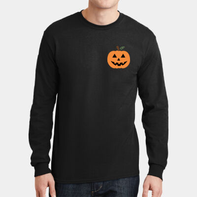 G8400, DryBlend, Unisex, 50 Cotton/50 Poly	, Long Sleeve, Cute Boy Pumpkin Thumbnail