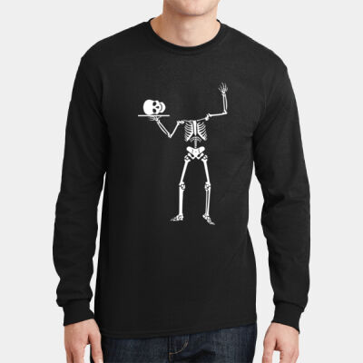 G8400, DryBlend, Unisex, 50 Cotton/50 Poly	, Long-Sleeve, Skeleton-04 Thumbnail