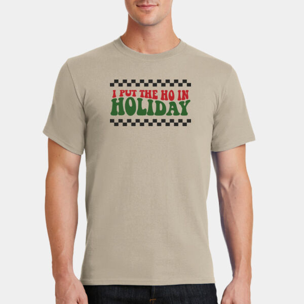 PC61SandIPutTheHo - P&C Unisex 6.1oz Cotton T-Shirt Thumbnail