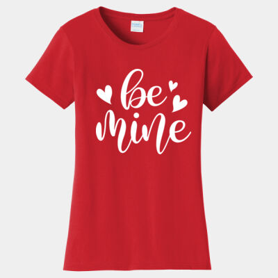 Port & Company Ladies, Fan Favorite Tee, Short Sleeve, Be Mine Thumbnail