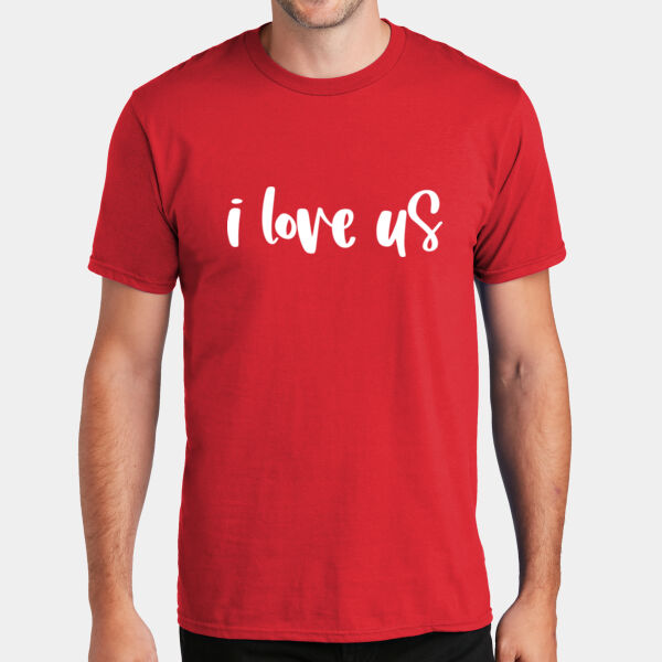 Port & Company Unisex, Fan Favorite Tee, Short Sleeve, I Love Us Thumbnail