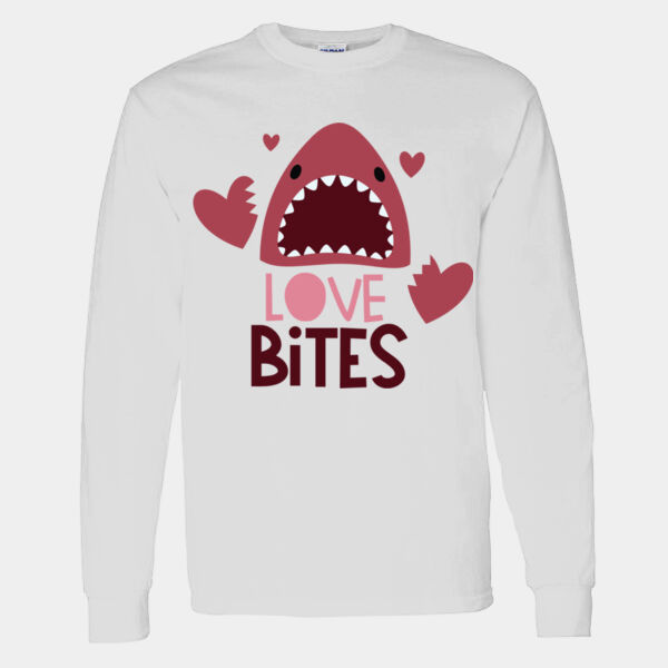 5400 Unisex, Heavy Cotton, 100% Cotton, Long Sleeve, Love Bites Thumbnail
