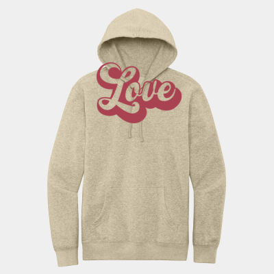 District Unisex, V.I.T. Fleece, Long Sleeve, Love Style Thumbnail