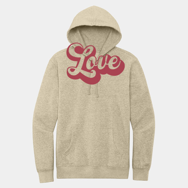 District Unisex, V.I.T. Fleece, Long Sleeve, Love Style Thumbnail