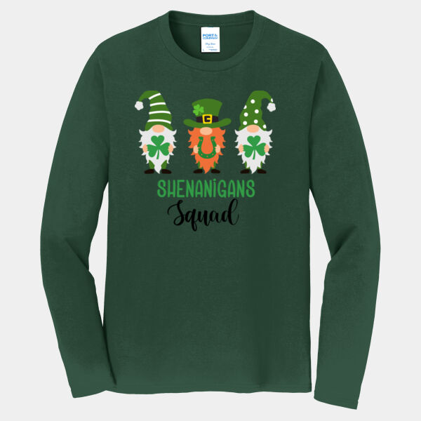 PC450LS, Port & Company, Long Sleeve Fan Favorite Tee, Leprechaun Squad Thumbnail