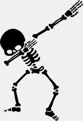 Dabbing Skeleton Boy