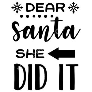 Dear Santa she did it Thumbnail