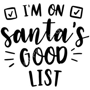 I'm on Santas-good list Thumbnail