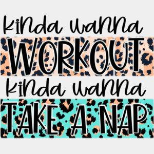 Kinda Wanna Workout Leopard Thumbnail