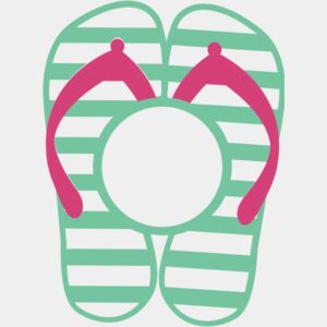 flip flops circle Thumbnail
