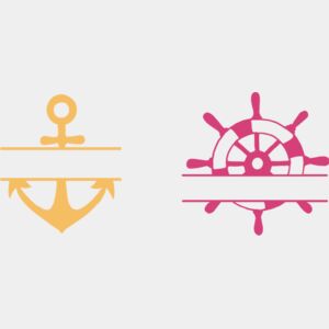 anchor wheel monogram Thumbnail