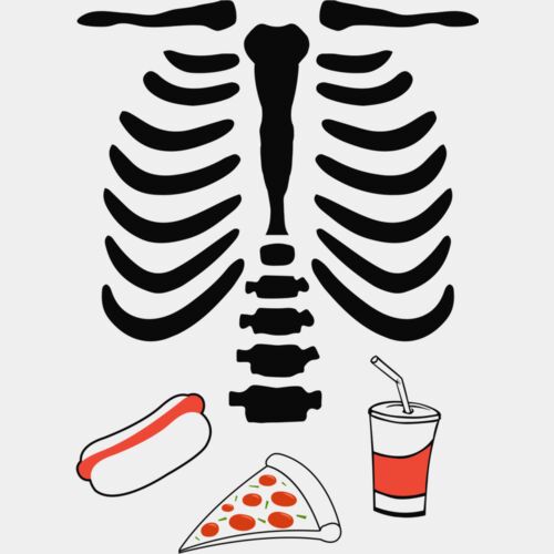 Junk food skeleton Thumbnail