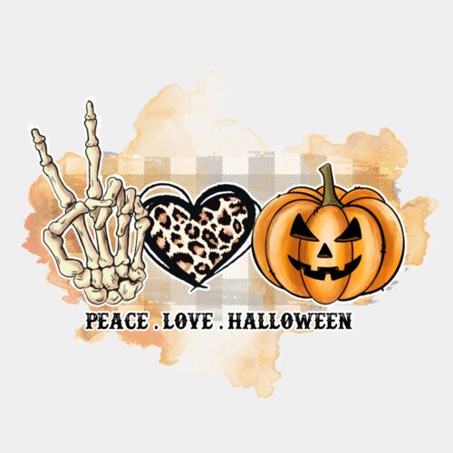 peace love halloween Thumbnail