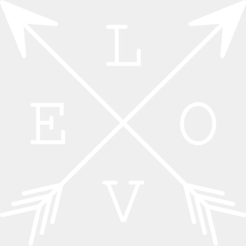 Love with Arrows White Thumbnail