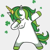 St patricks day dabbing unicorn Thumbnail